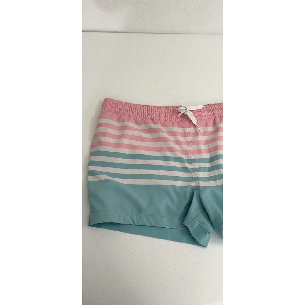 Chubbies Men's Swim Trunks Small w/ Liner M Pink Stripes hoochie daddy shorts